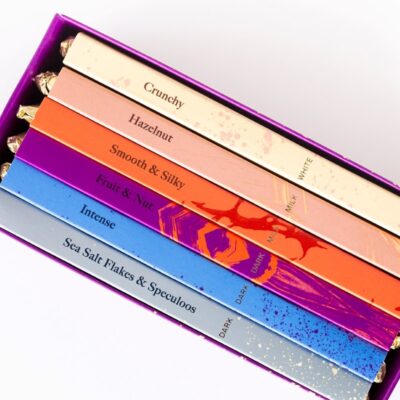 Pack of 6 Chocolate Bars in Different Flavors