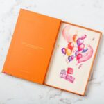 Orange Box Happy Birthday Illustration