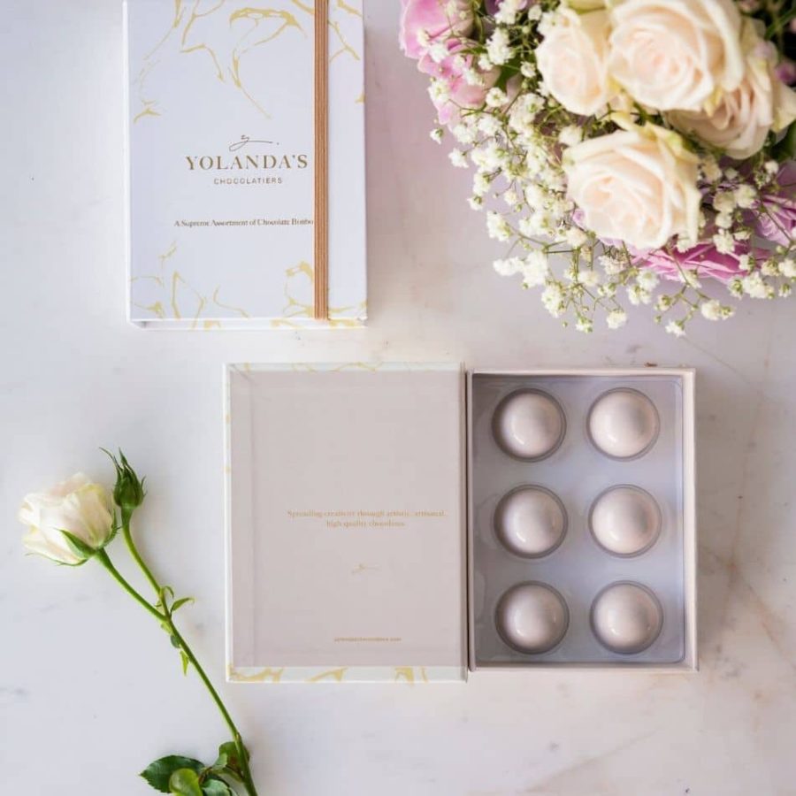 6 Bonbon Box White