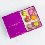 Purple Box Birthday Illustration Opened