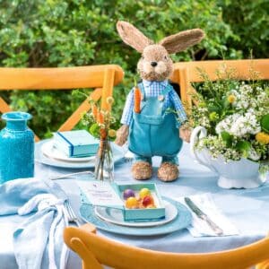 Christenings blue box opened
